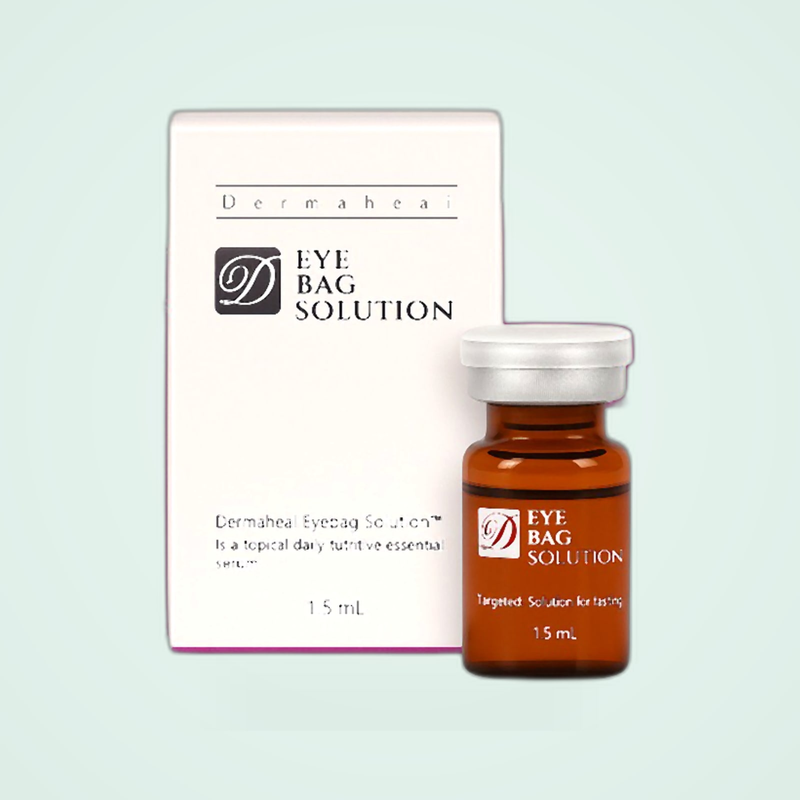 Envase del producto Dermaheal Eyebag Solution