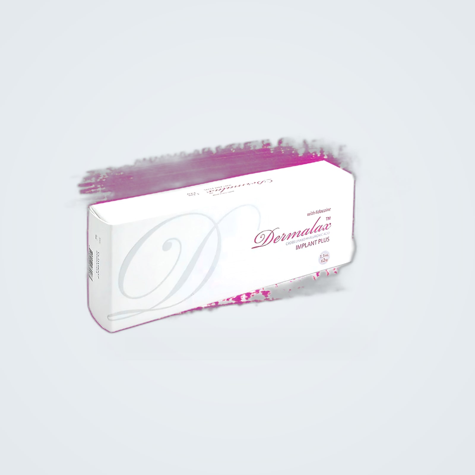 Envase del producto Dermalax Implant Plus
