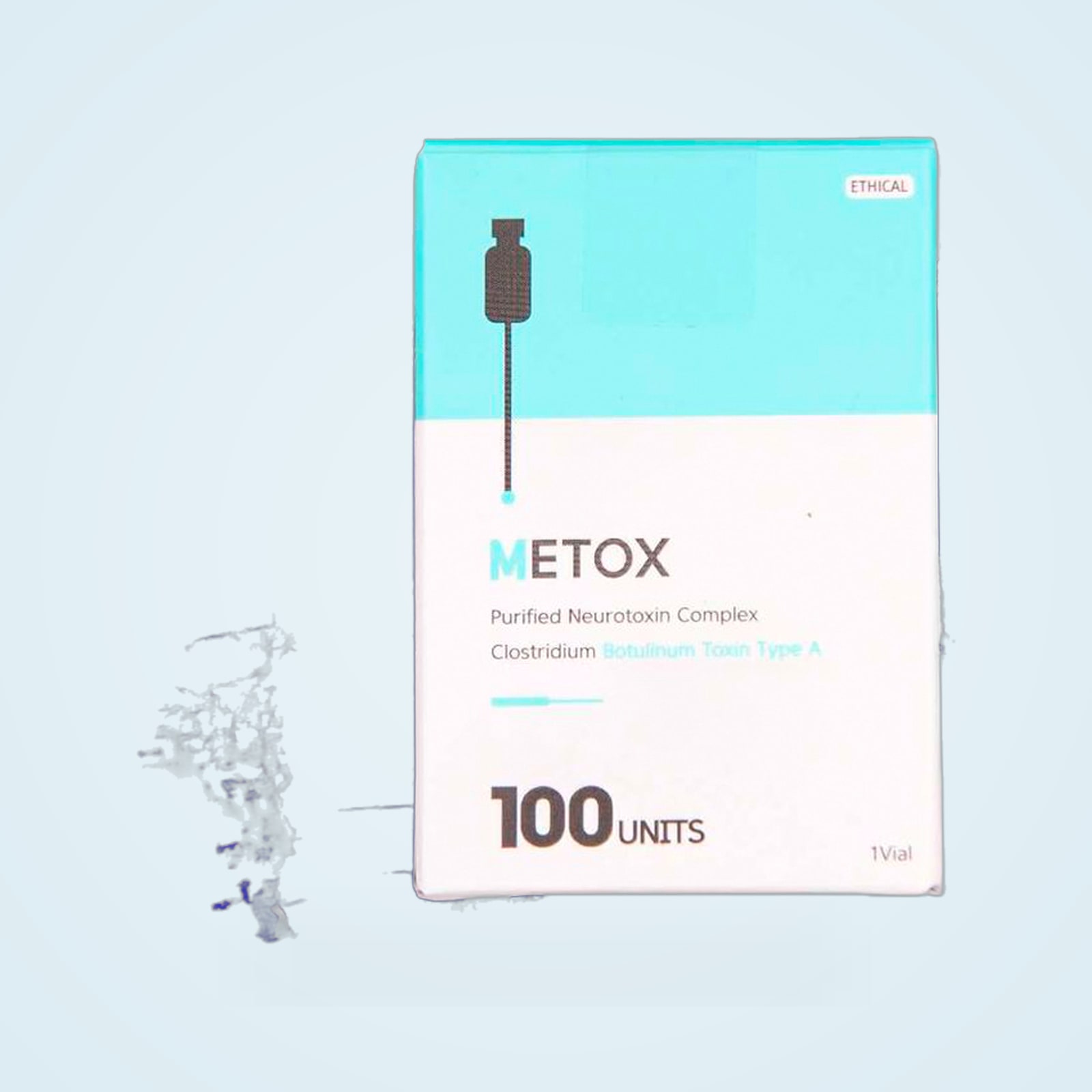 Metox 100U product packaging