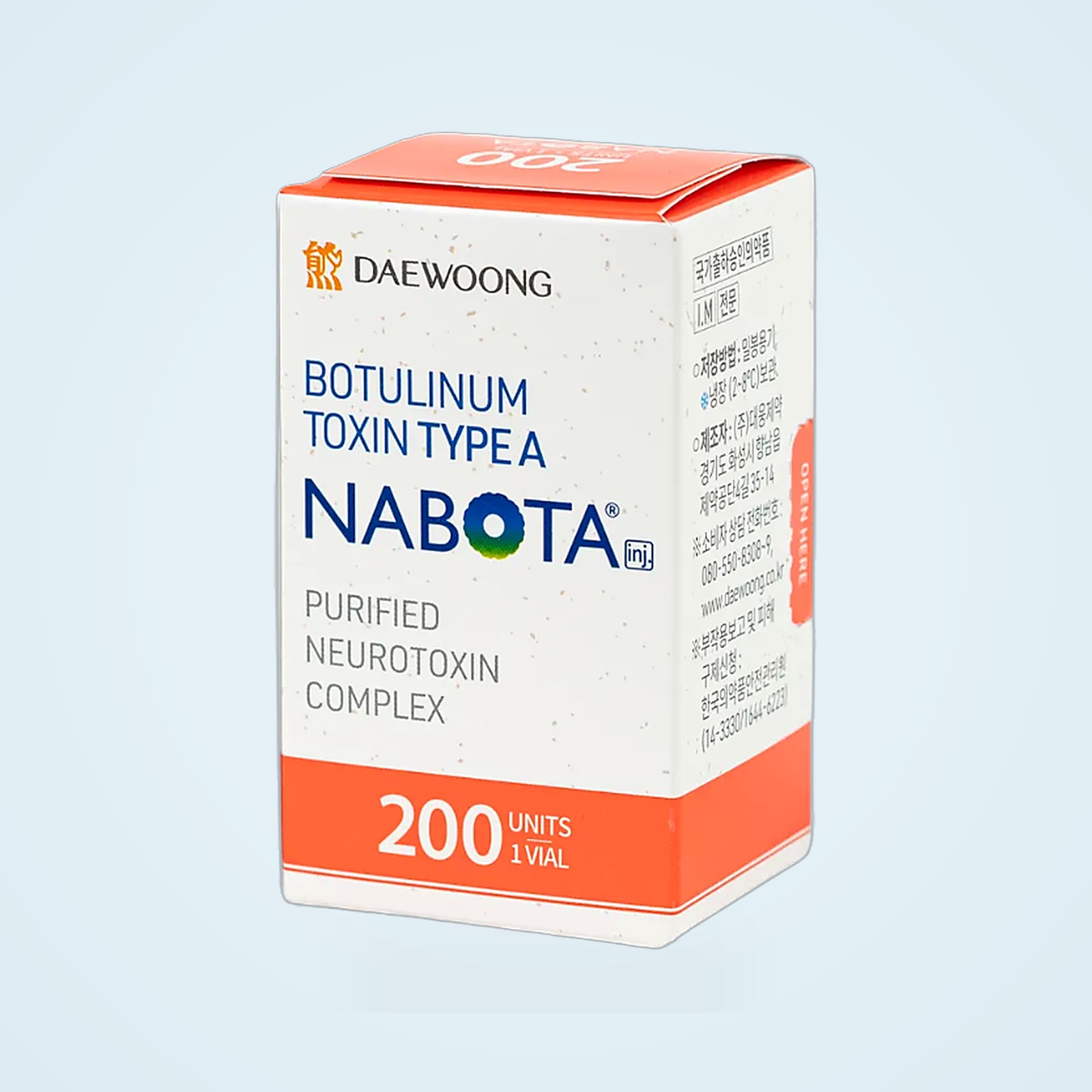 Nabota 200U product packaging
