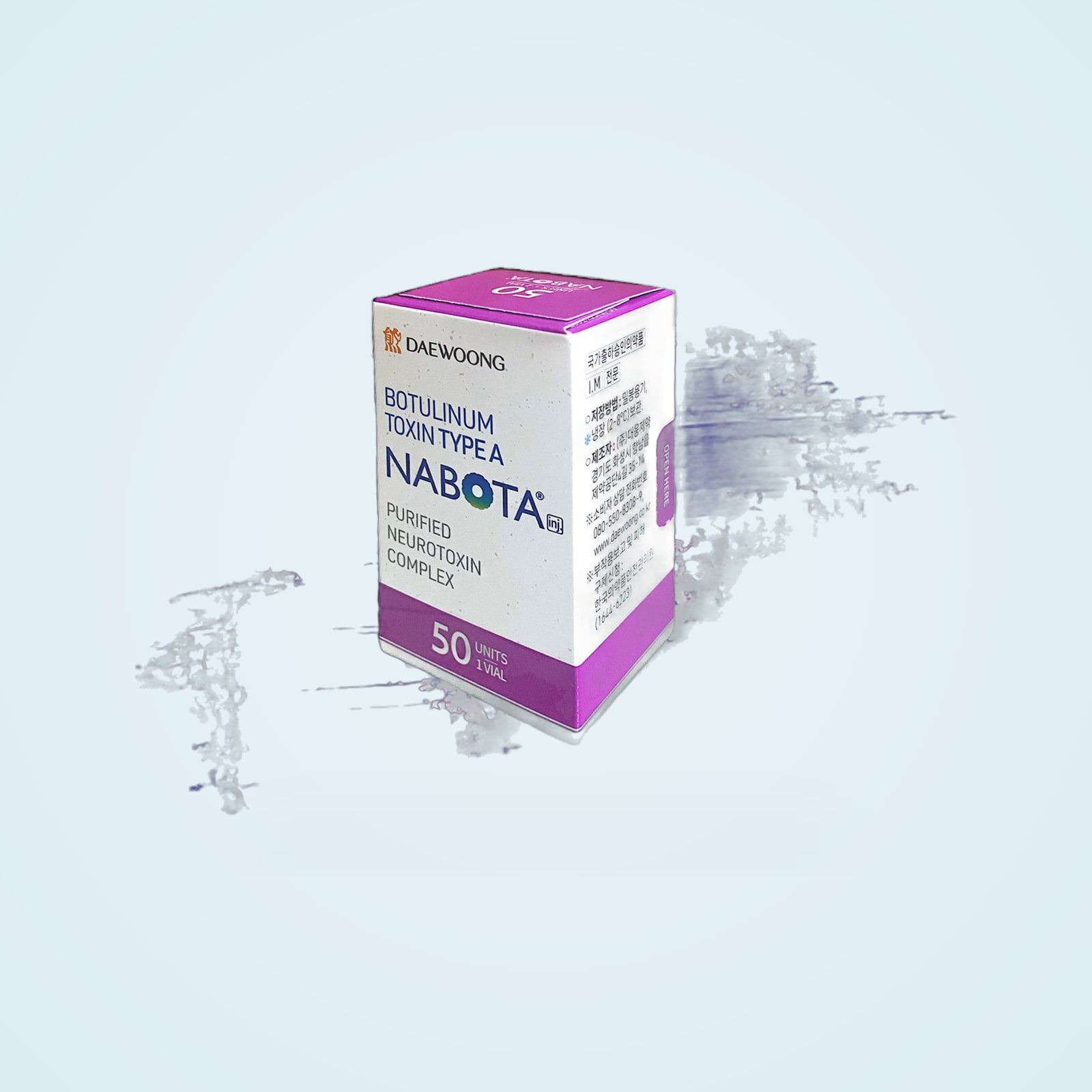 Nabota 50U product packaging